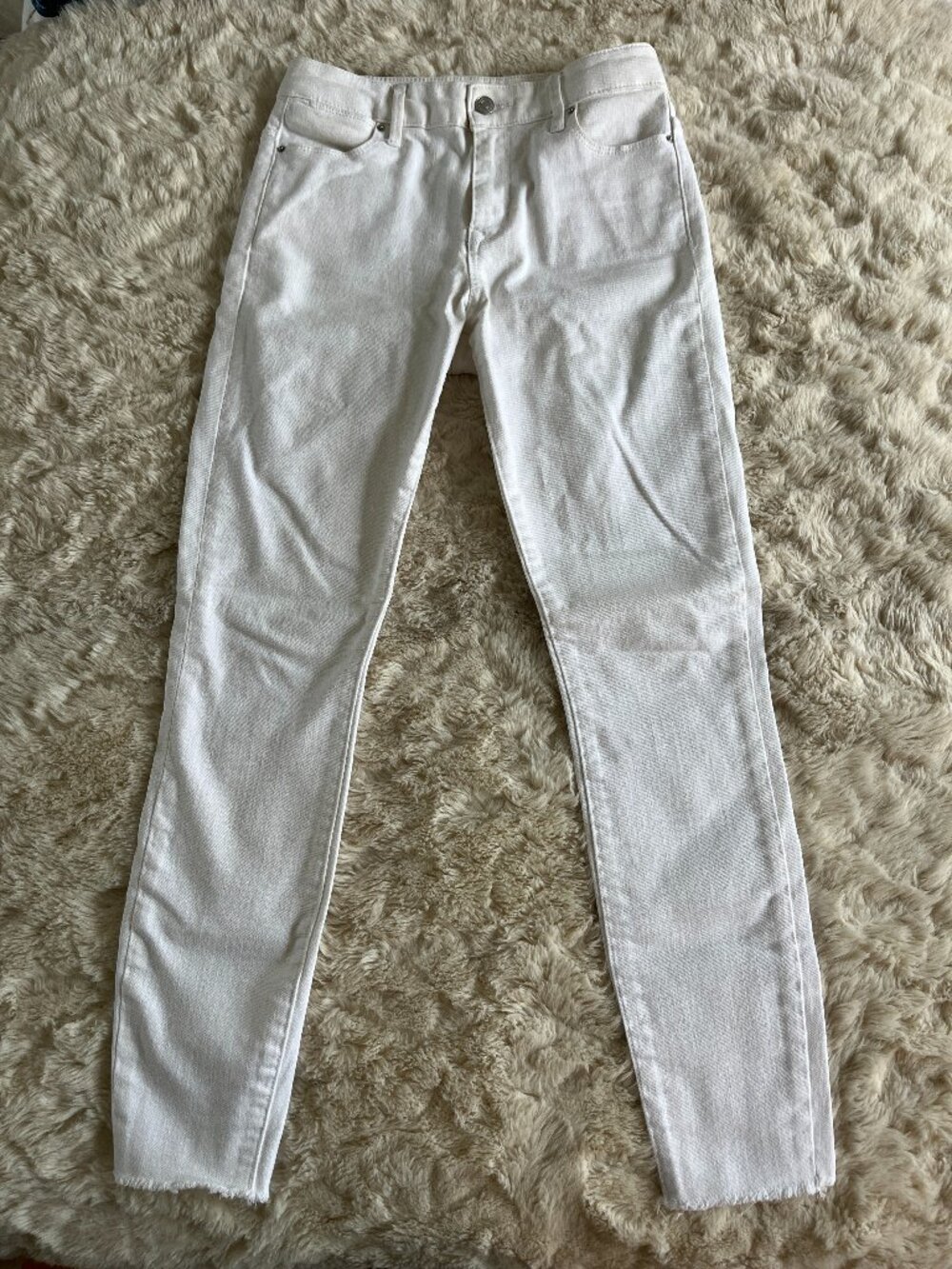 Club Monaco White Skinny Jeans Size 26